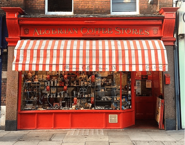 This 136-year-old London coffee store doesn’t need to move with the times