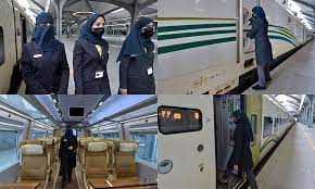 In a first, women drive high-speed train in Saudi Arabia