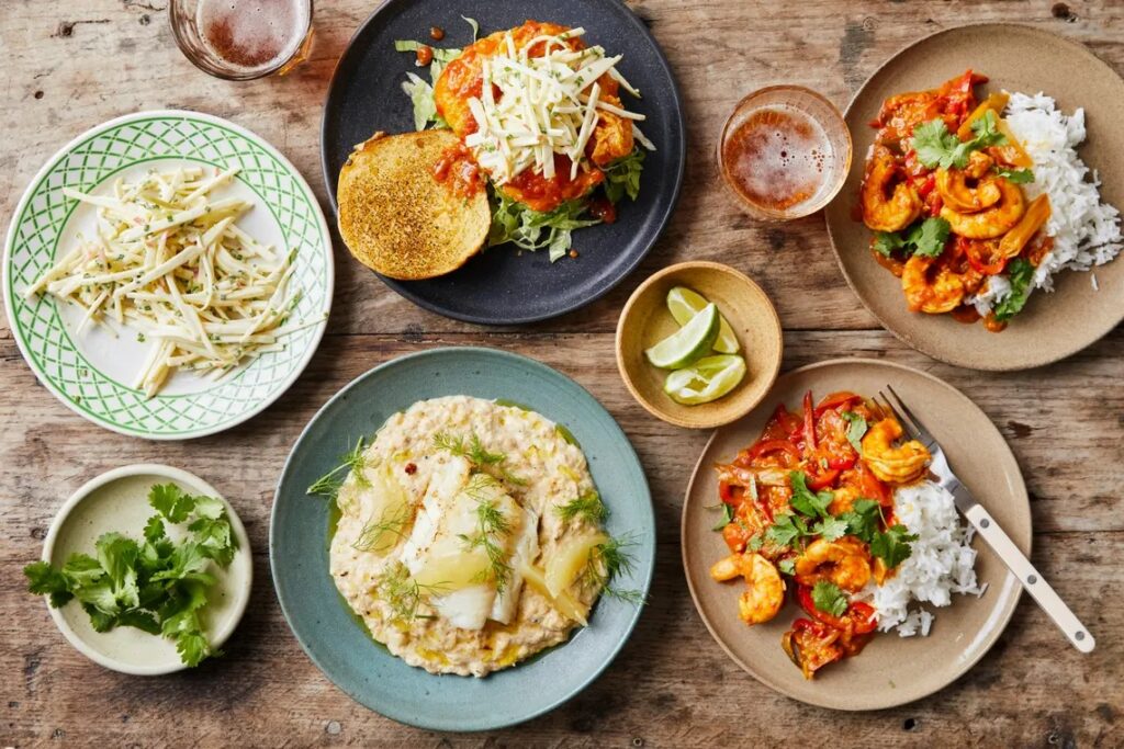 Caribbean curry, cod risotto and hake buns: Liv Lionel’s fish dinners – recipes