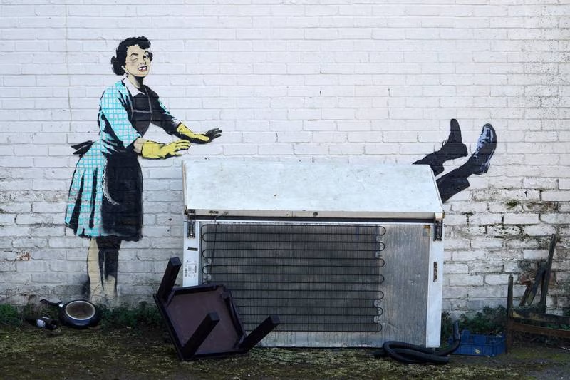St Valentine’s Banksy finds new home at Dreamland