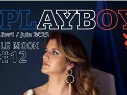 French minister appears on front cover of Playboy