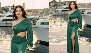 Indian actor Sunny Leone speaks at Cannes Film Festival ahead of ‘Kennedy’ screening