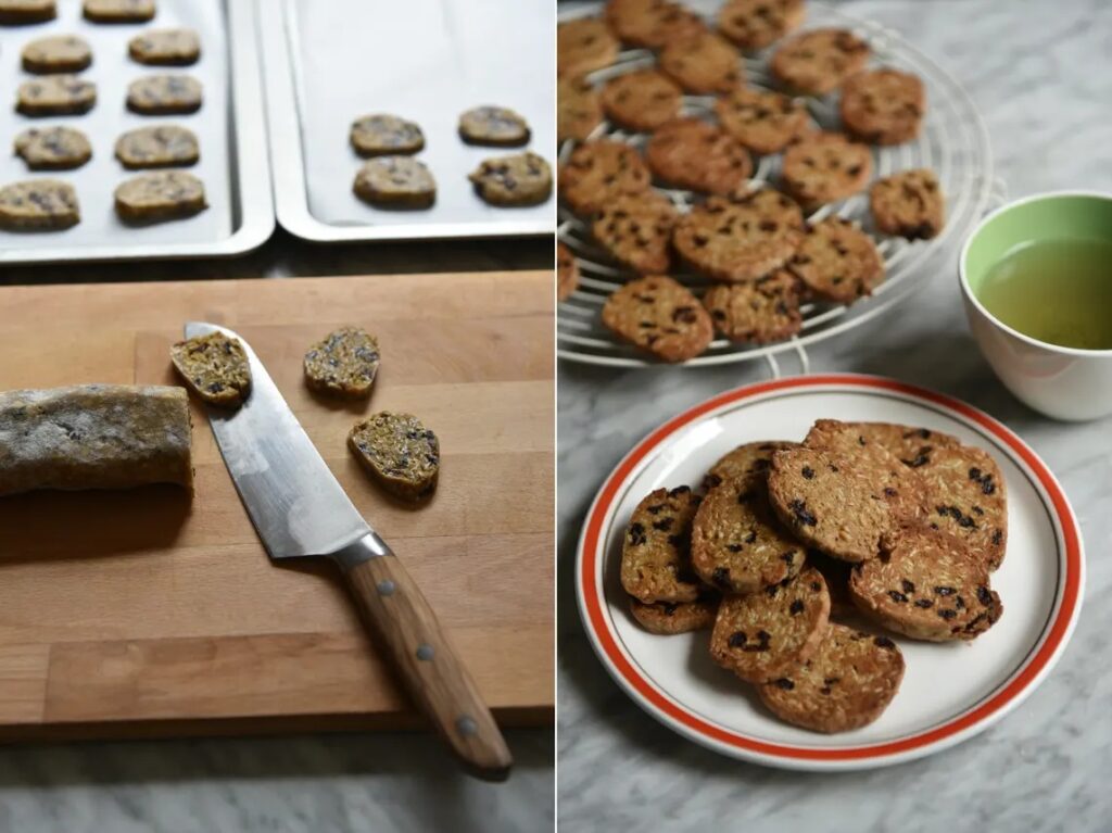 Rachel Roddy’s recipe for oat-and-raisin biscuits