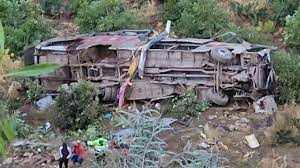 At least 24 dead in Peru as bus plunges into ravine
