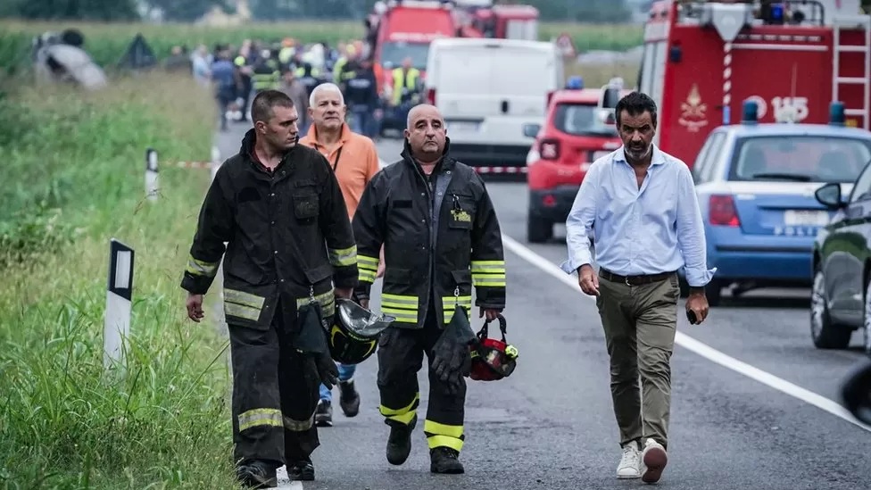 Turin: Girl, 5, killed after Italian military jet crash