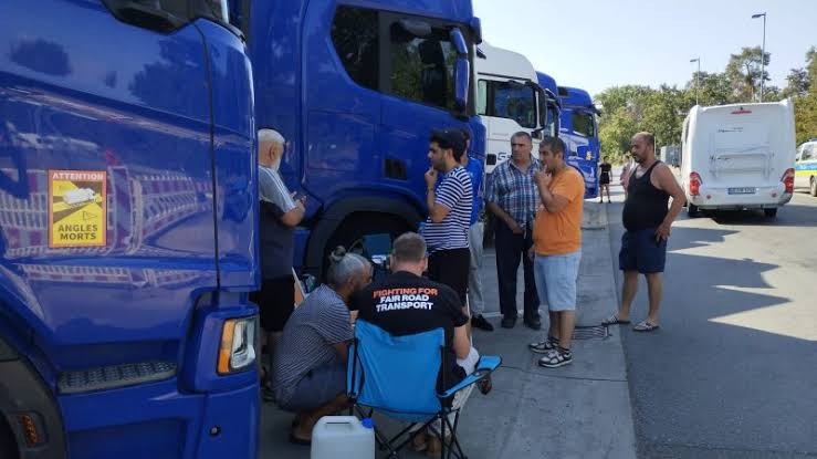 ‘Last hope’: Desperate truckers in Germany stage hunger strike