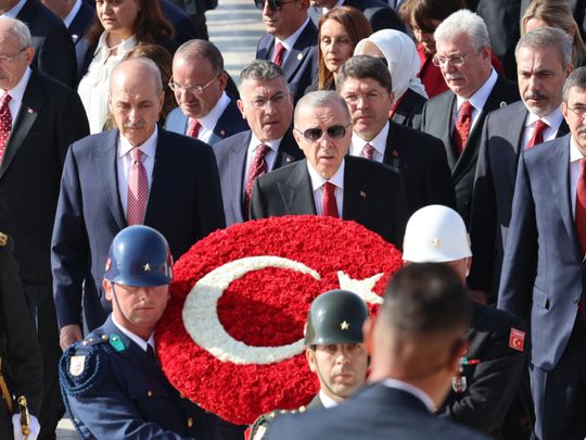 Turkey celebrates centenary under shadow of Gaza war
