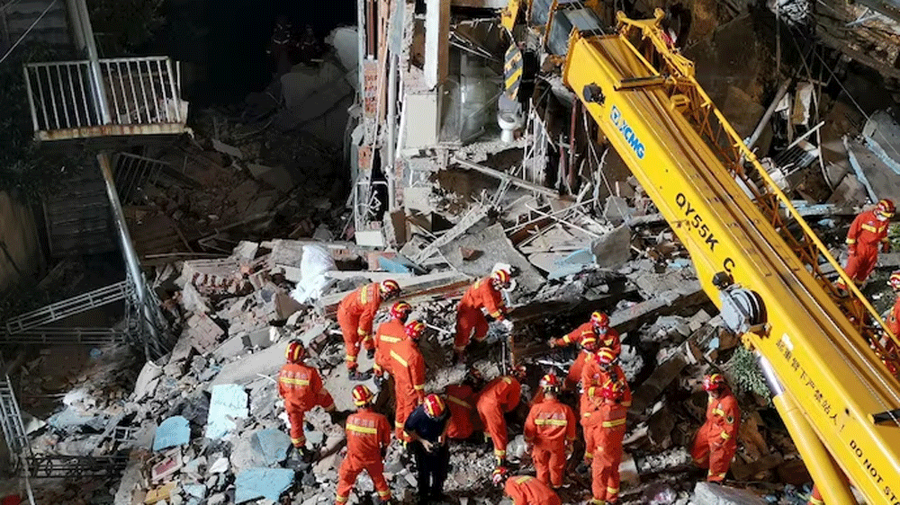Four killed in building collapse in China’s Wenzhou city
