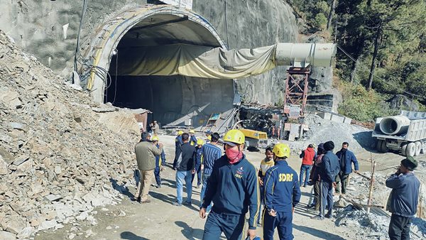 At least 40 Indian workers trapped in tunnel collapse: rescue worker