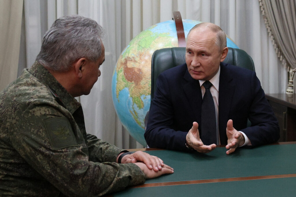 Russia’s Putin meets military top brass to discuss Ukraine war