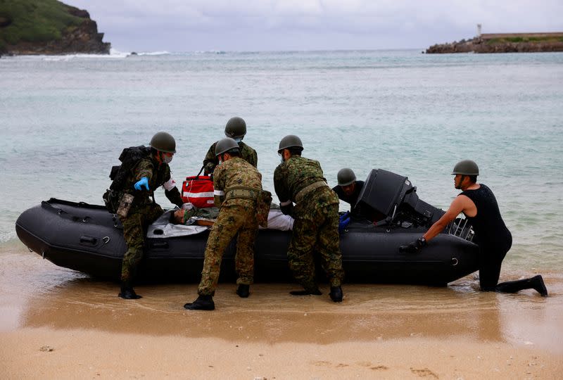 Japanese island holds disaster drill in shadow of Taiwan threat