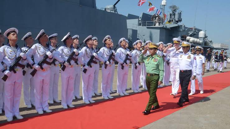 Russia navy chief kicks off Myanmar naval drills