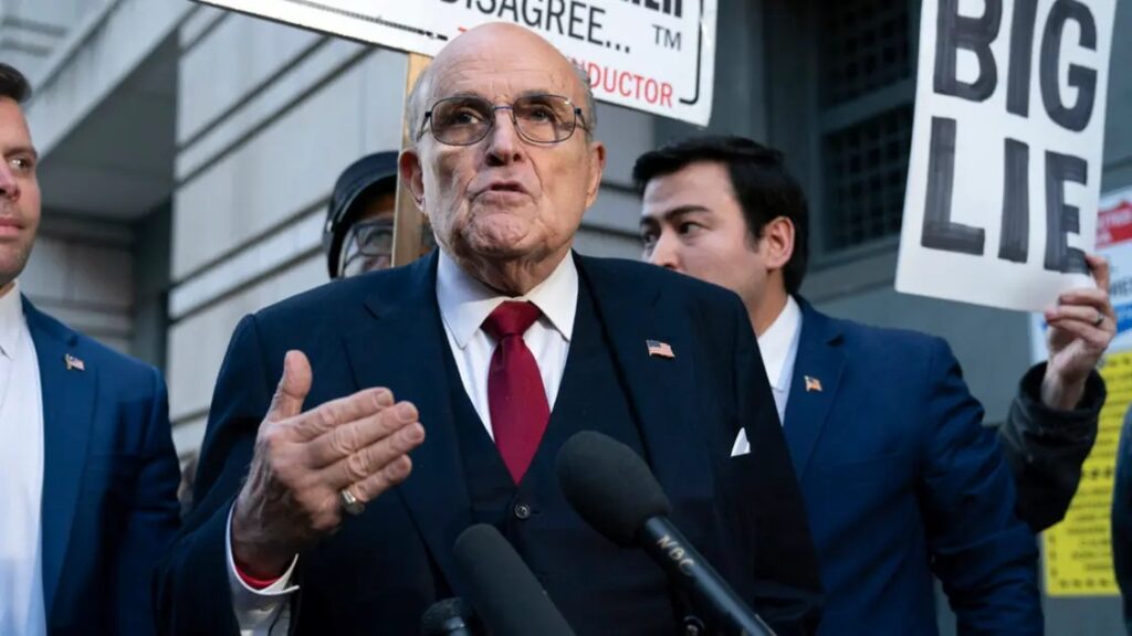 Rudy Giuliani files for bankruptcy following 8 million defamation suit judgment