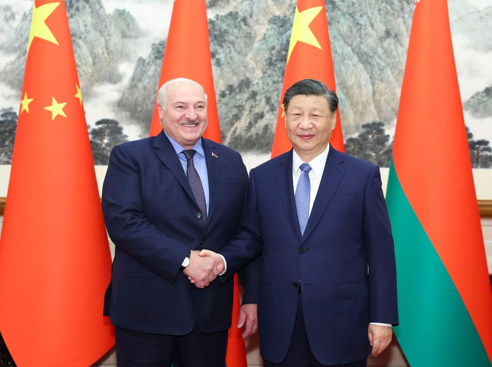 Xi meets Belarusian President in Beijing, vows to deepen ties