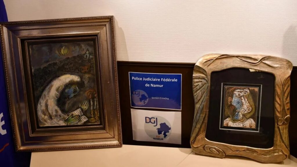Belgian police find stolen Picasso and Chagall paintings worth 0,000 in Antwerp house