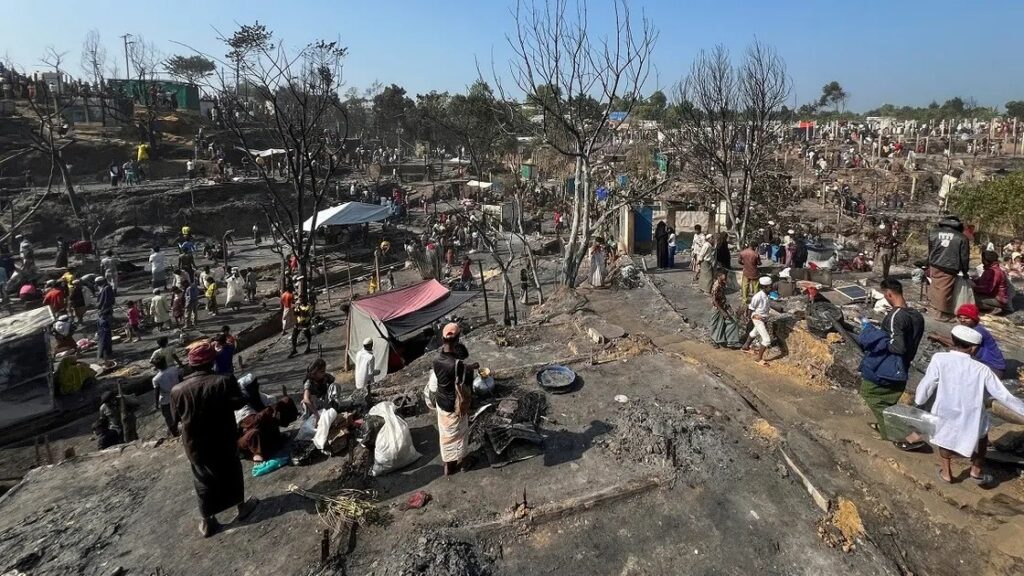 Thousands of Rohingya left without shelter after Bangladesh fire