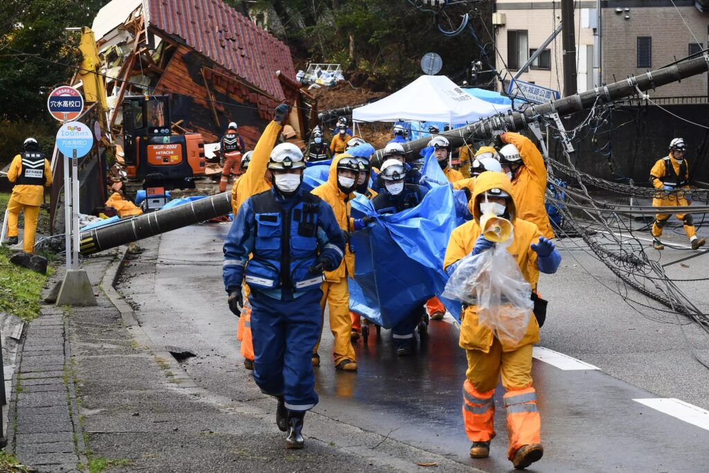 Woman in 90s pulled from rubble five days after Japan quake