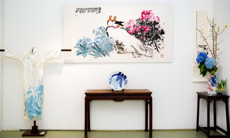Calligraphy, painting exhibition by Chinese artist Liu Shaobai unveiled in Beijing