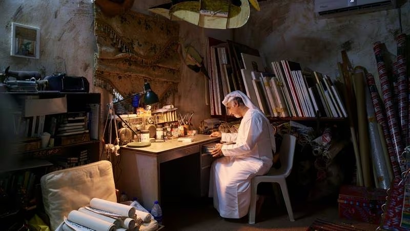 Emirati artist Abdullah Al Saadi shifts focus to nature at Venice Art Biennale