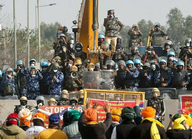 New Delhi steps up security ahead of rally by protesting farmers