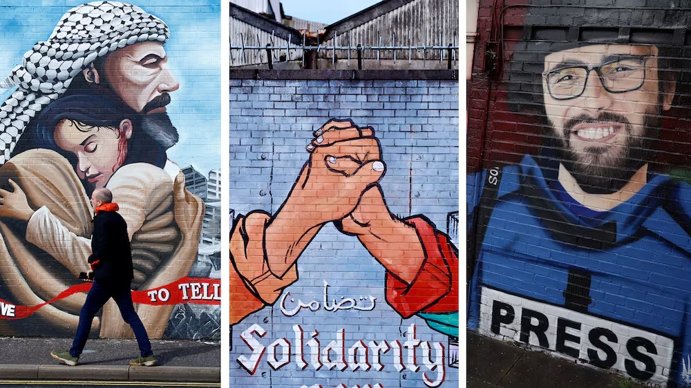 Eleven murals for Gaza painted across the world in solidarity and protest