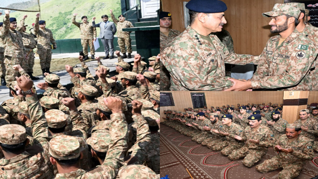 COAS spends Eid-ul-Azha with troops on LoC