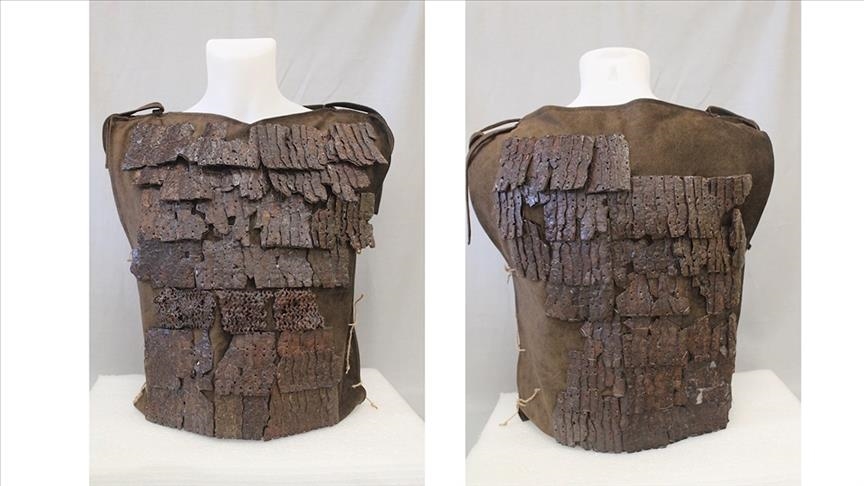 One of its kind, 1,500-year-old Roman armor restored in Türkiye