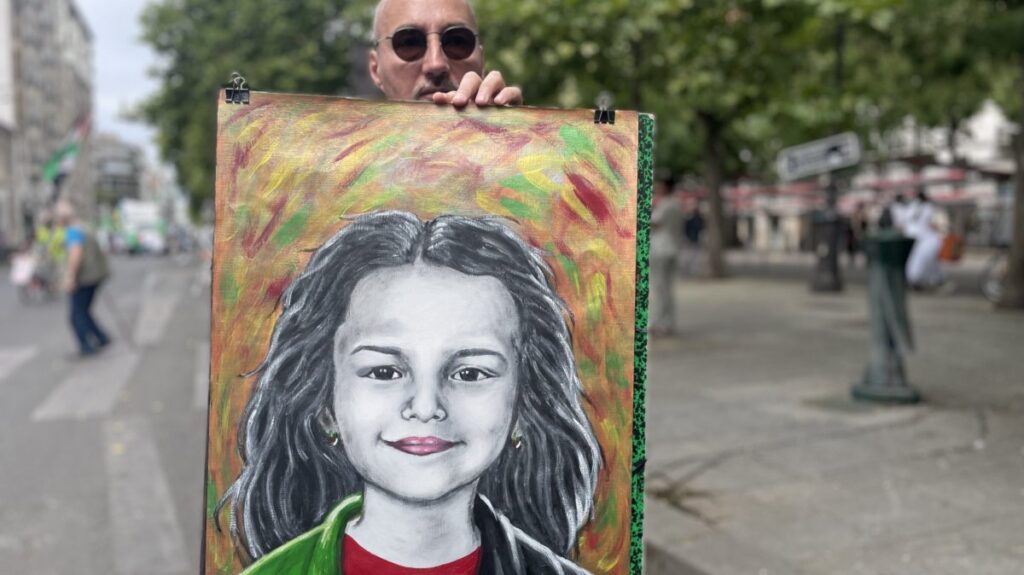 Algerian artist transforms Gaza’s pain into powerful portraits